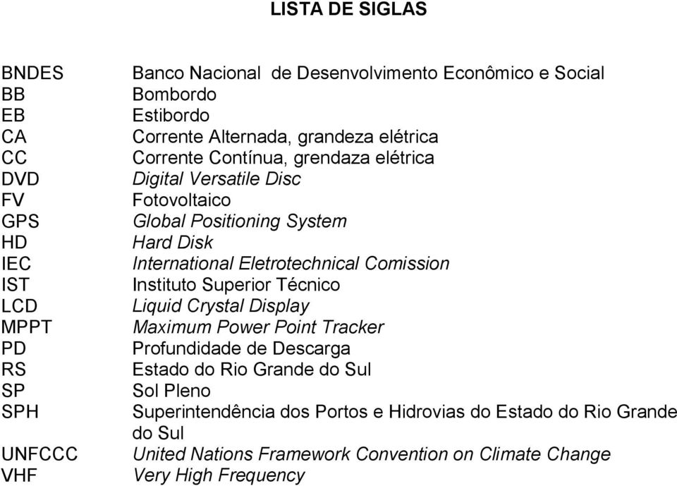 International Eletrotechnical Comission Instituto Superior Técnico Liquid Crystal Display Maximum Power Point Tracker Profundidade de Descarga Estado do Rio