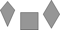 35. PA-2004-A-9 Observa os quadriláteros representados na figura. Uma das propriedades indicadas a seguir é comum a todos eles. Assinala-a. 35.