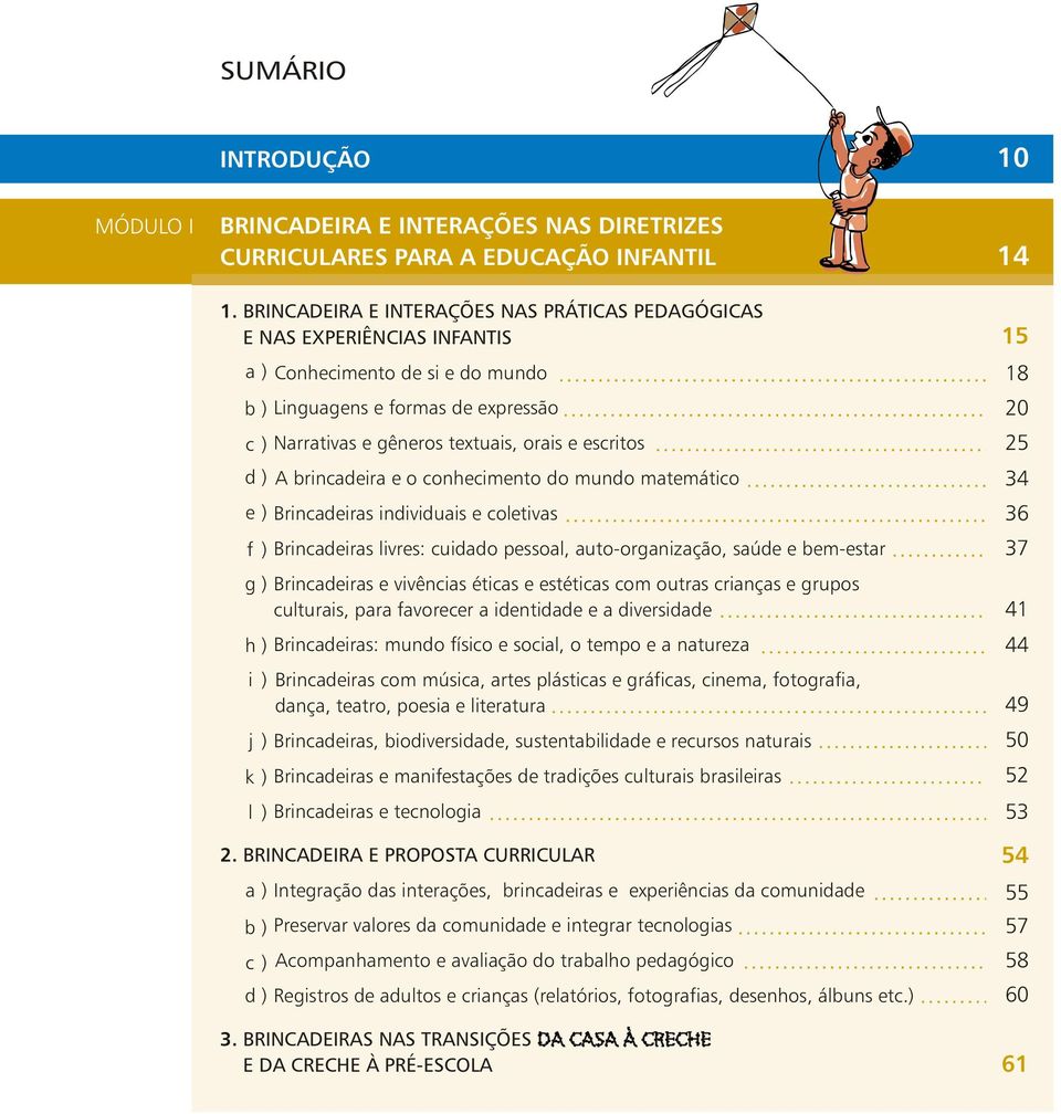 escritos d ) A brincadeira e o conhecimento do mundo matemático e ) Brincadeiras individuais e coletivas f ) Brincadeiras livres: cuidado pessoal, auto-organização, saúde e bem-estar g ) Brincadeiras