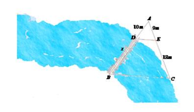 d) a<0, b>0 e c<0 e) a<0, b>0 e c>0 50) Calcule o comprimento da ponte que deverá ser construída sobre o