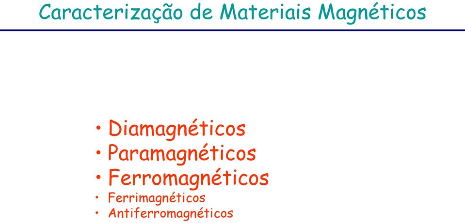 Paramagnéticos