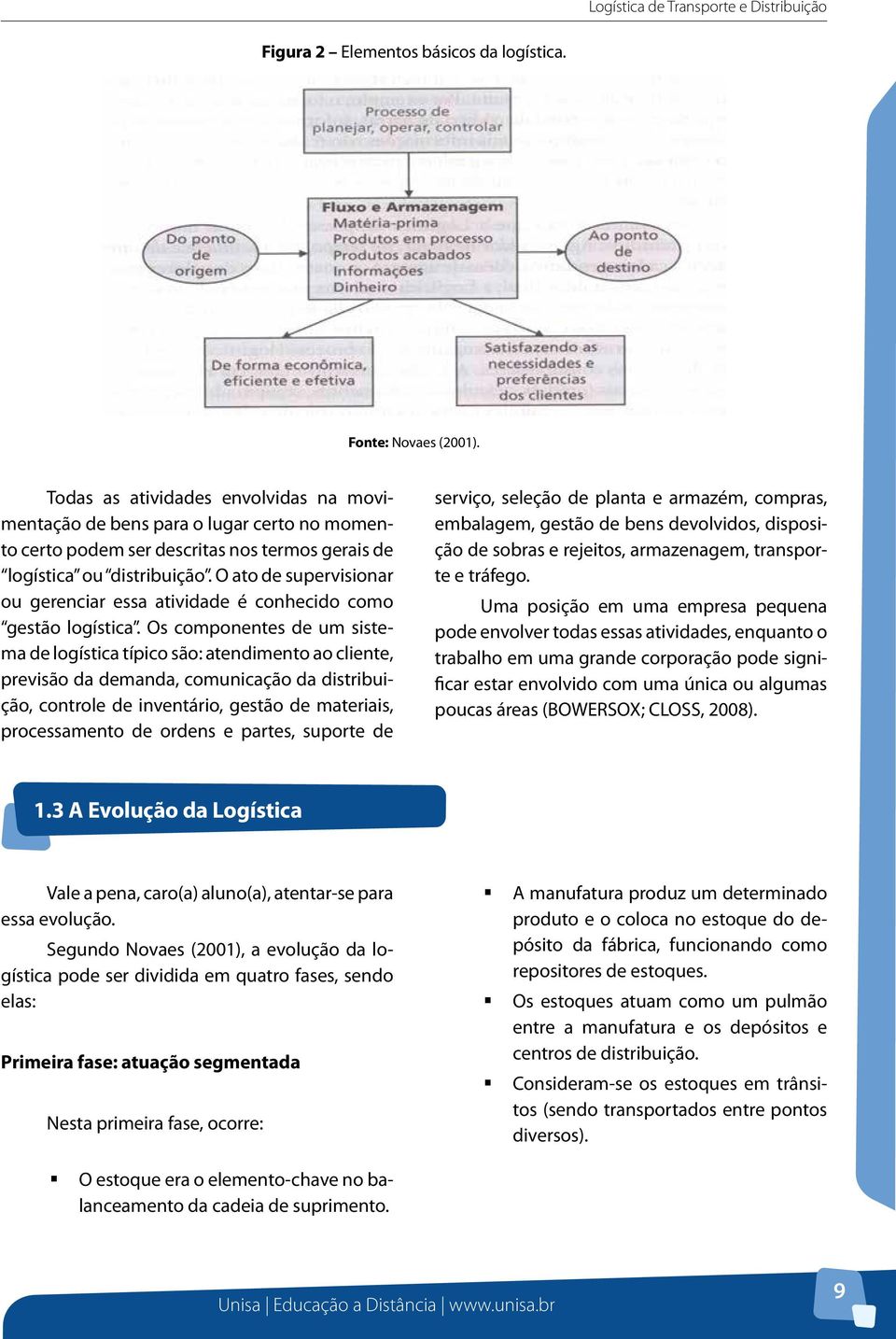 O ato de supervisionar ou gerenciar essa atividade é conhecido como gestão logística.