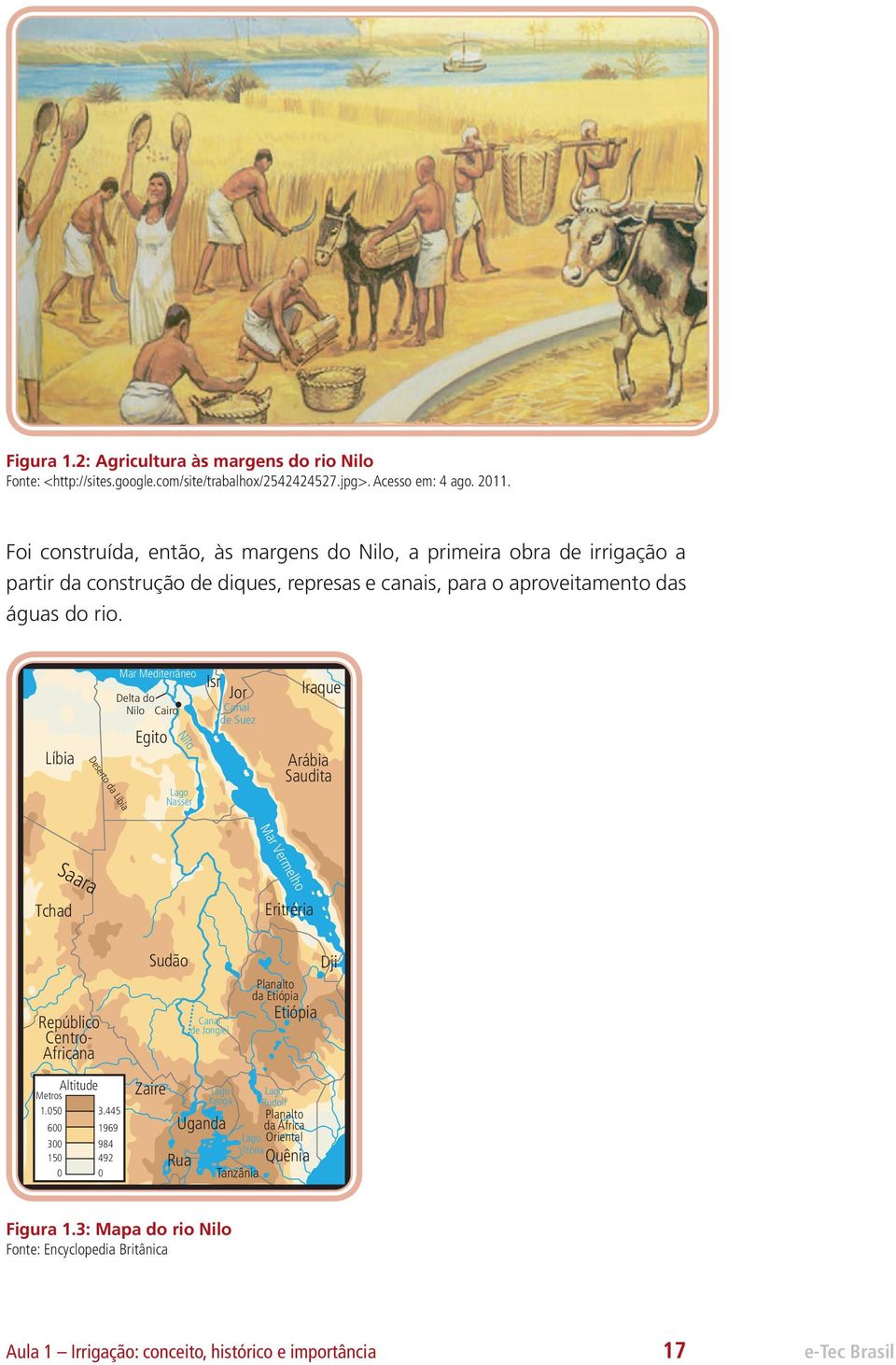 Líbia Deserto da Líbia Mar Mediterrâneo Delta do Nilo Cairo Egito Nilo Lago Nasser Isr Jor Canal de Suez Iraque Arábia Saudita Mar Vermelho Saara Tchad Eritréria Repúblico Centro- Africana Sudão