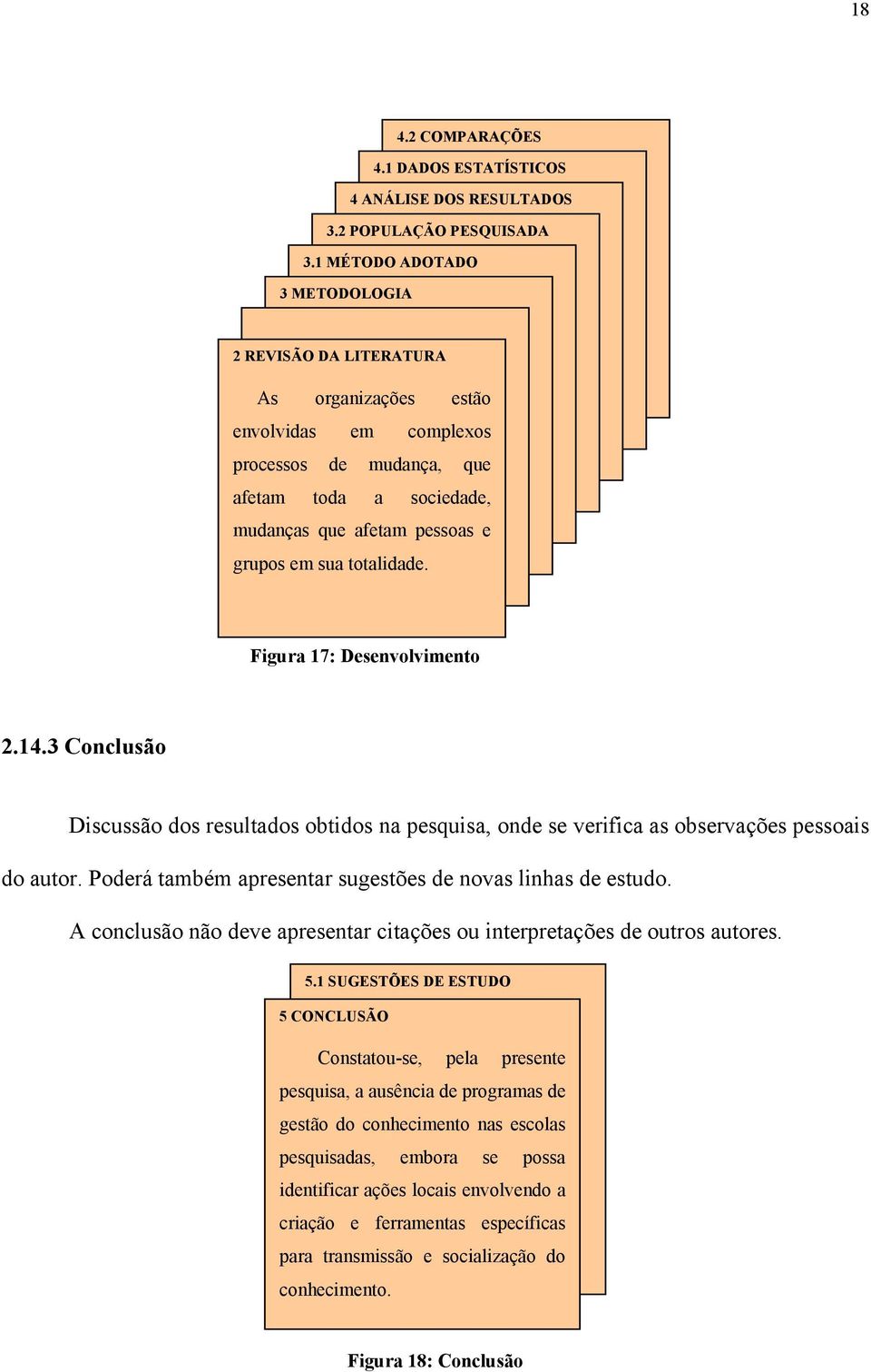 totalidade. Figura 17: Desenvolvimento 2.14.3 Conclusão Discussão dos resultados obtidos na pesquisa, onde se verifica as observações pessoais do autor.