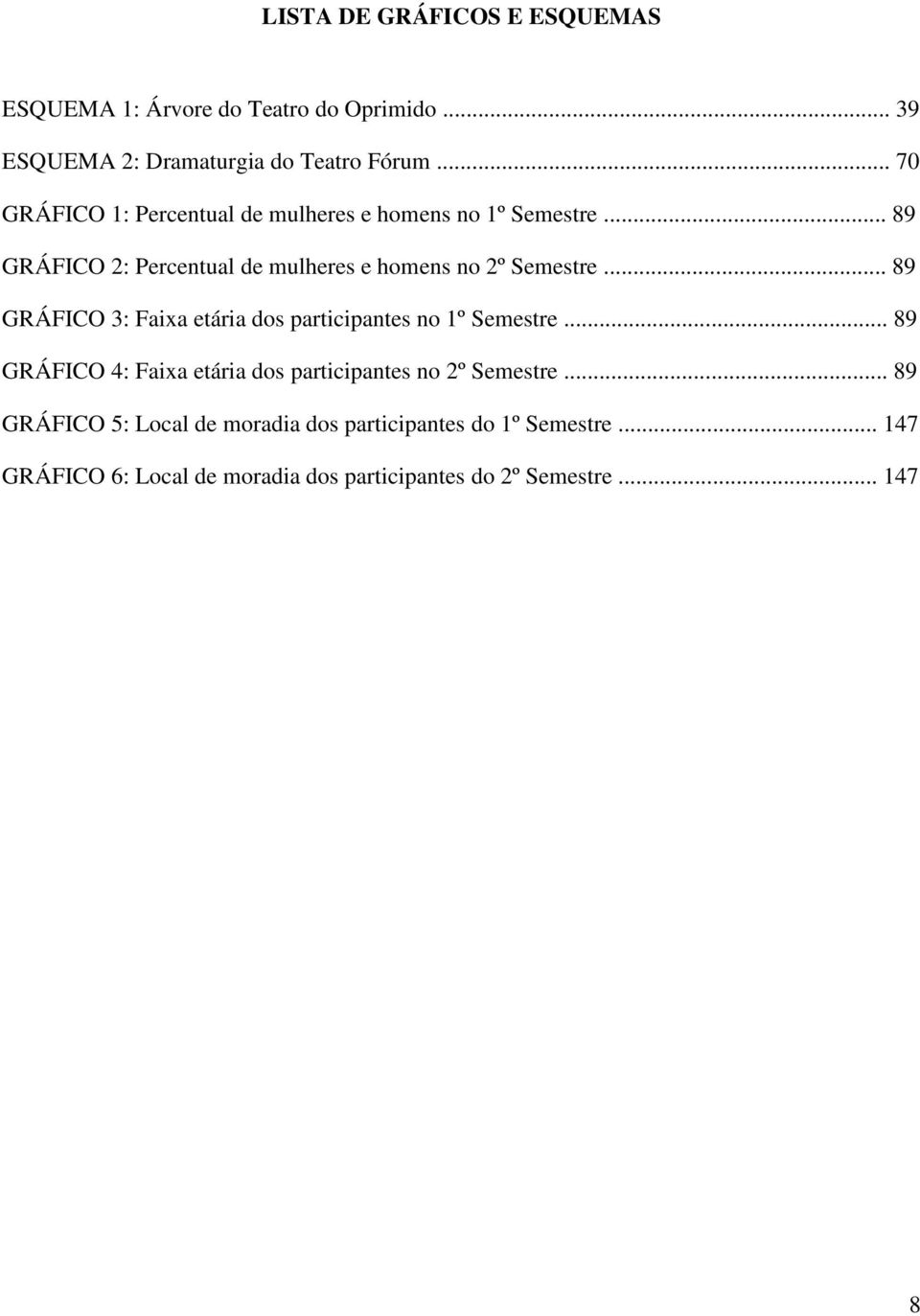 .. 89 GRÁFICO 3: Faixa etária dos participantes no 1º Semestre... 89 GRÁFICO 4: Faixa etária dos participantes no 2º Semestre.