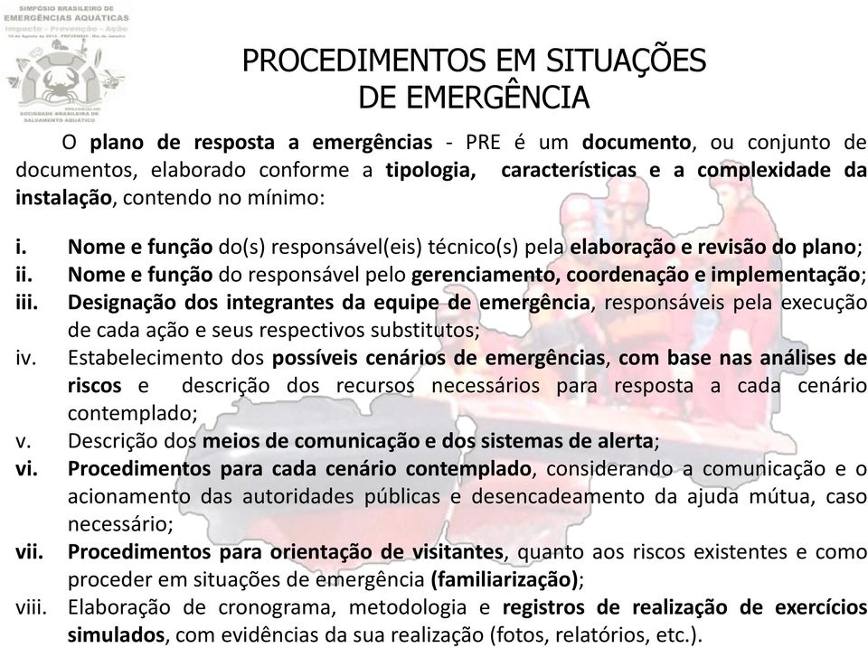 Nome e função do responsável pelo gerenciamento, coordenação e implementação; iii.