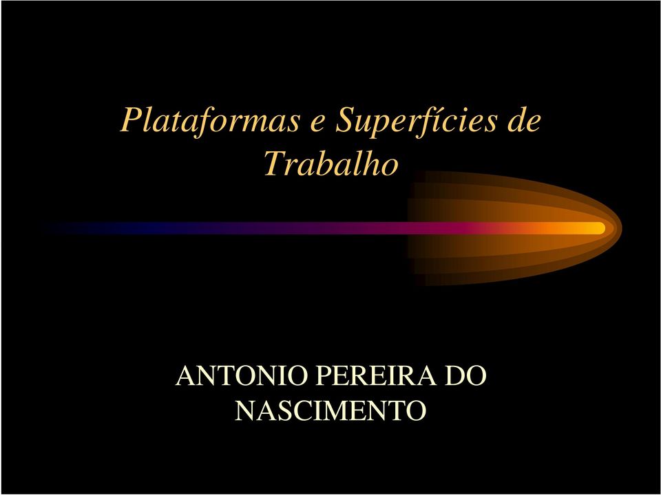 Trabalho ANTONIO