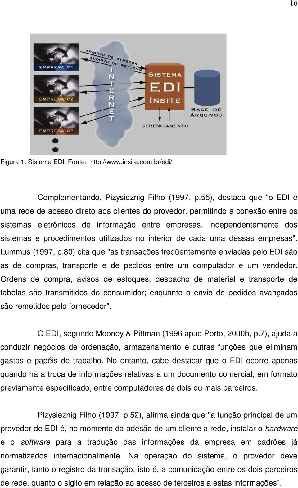 procedimentos utilizados no interior de cada uma dessas empresas". Lummus (1997, p.