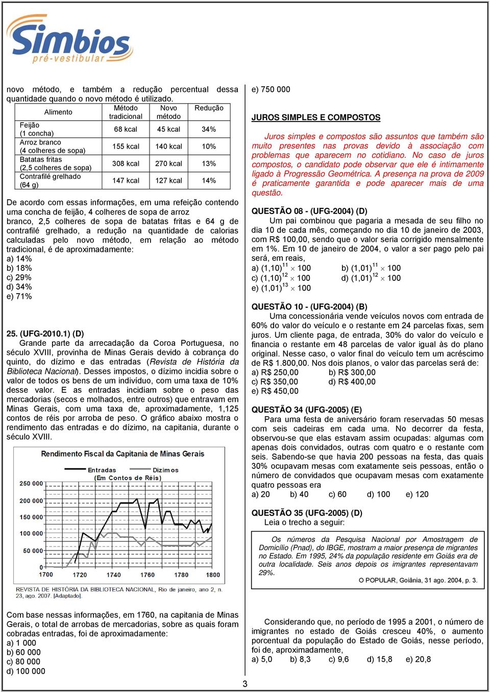 grelhado (64 g) 47 kcal 7 kcal 4% De acordo com essas informações, em uma refeição contendo uma concha de feijão, 4 colheres de sopa de arroz branco,, colheres de sopa de batatas fritas e 64 g de