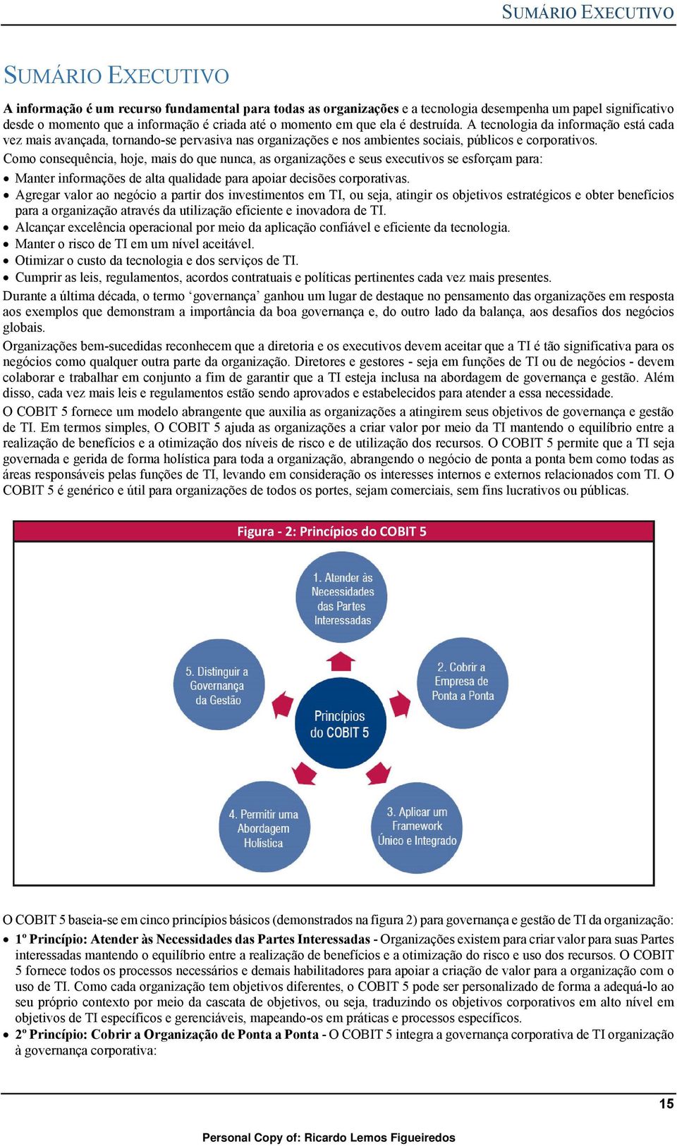 Como consequência, hoje, mais do que nunca, as organizações e seus executivos se esforçam para: Manter informações de alta qualidade para apoiar decisões corporativas.