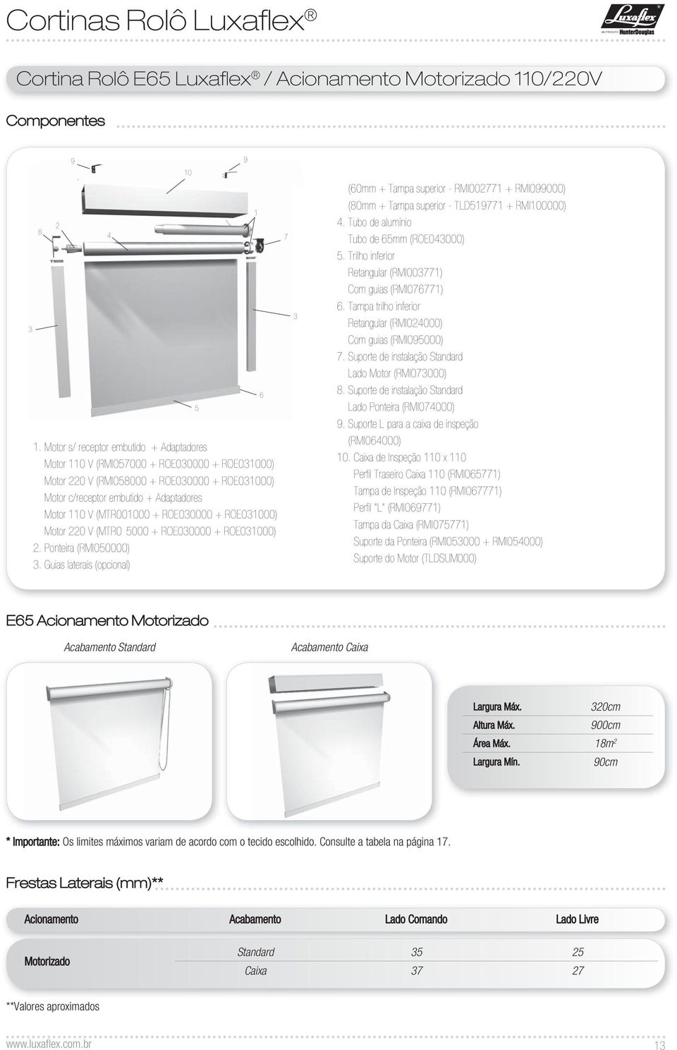 + ROE030000 + ROE031000) Motor 220 V (MTR0 5000 + ROE030000 + ROE031000) 2. Ponteira (RMI050000) 3.