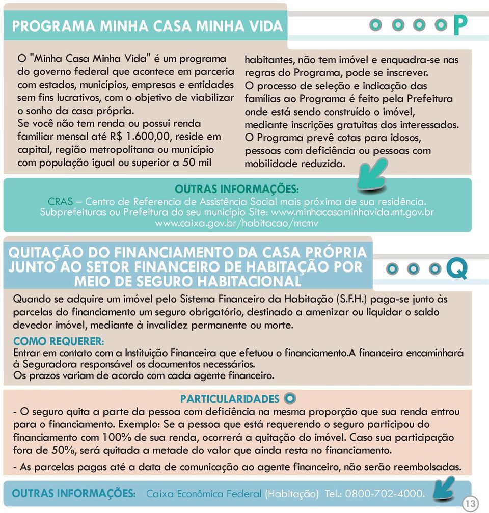 600,00, reside em capital, região metropolitana ou município com população igual ou superior a 50 mil P habitantes, não tem imóvel e enquadra-se nas regras do Programa, pode se inscrever.