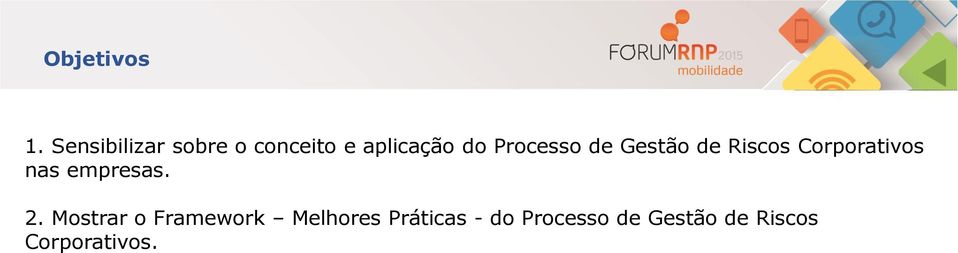 Processo de Gestão de Riscos Corporativos nas