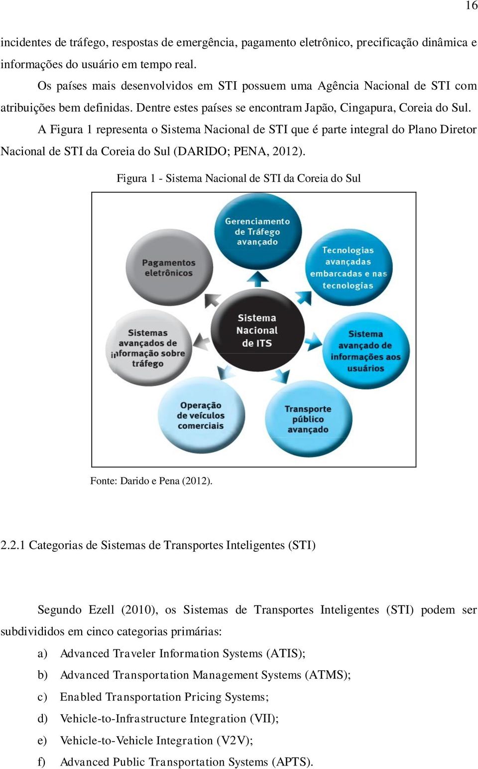 A Figura 1 representa o Sistema Nacional de STI que é parte integral do Plano Diretor Nacional de STI da Coreia do Sul (DARIDO; PENA, 2012).