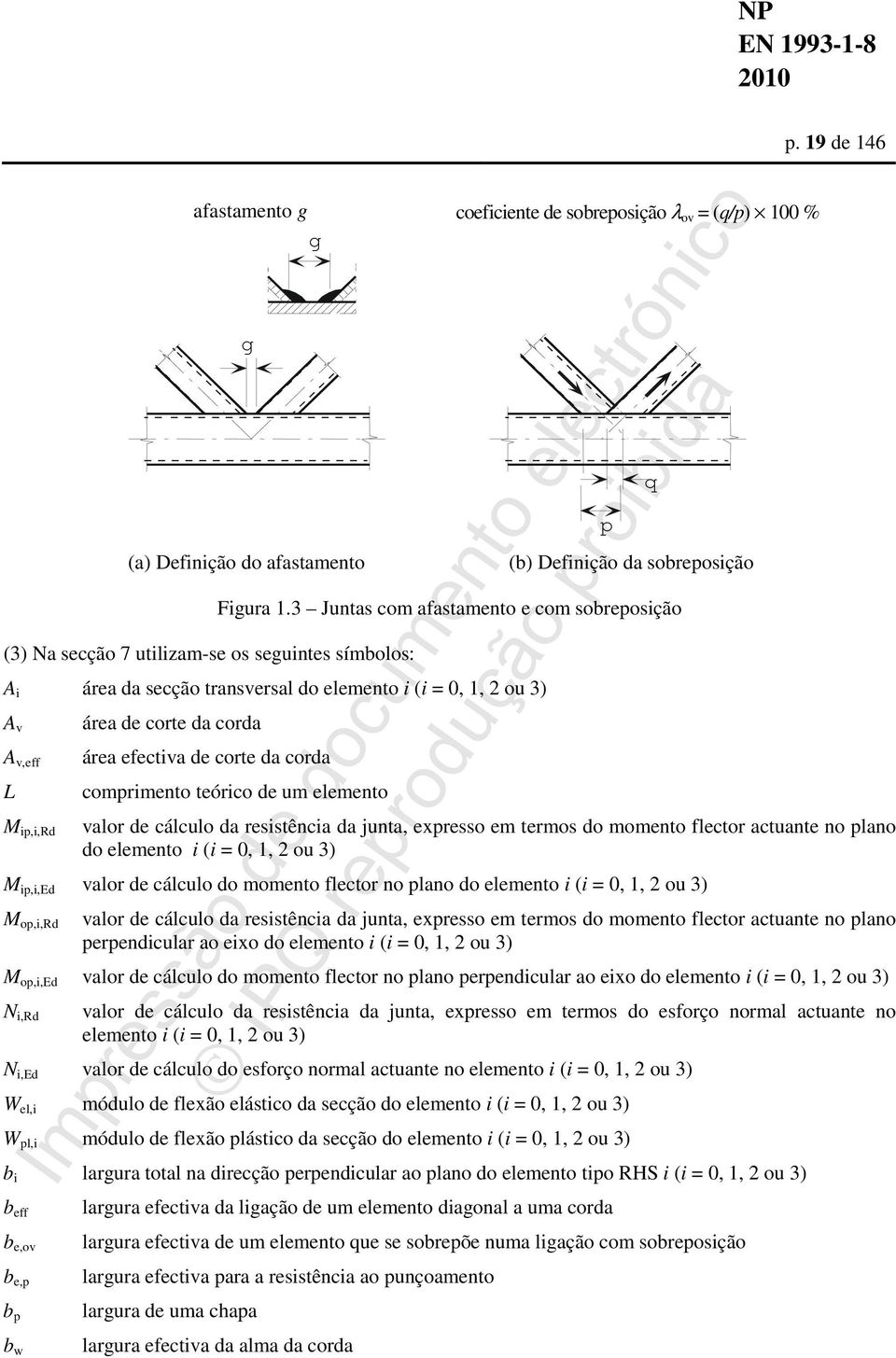 comprimento teórico de um elemento valor de cálculo da resistência da junta, expresso em termos do momento flector actuante no plano do elemento i (i = 0, 1, 2 ou 3) M ip,i,ed valor de cálculo do