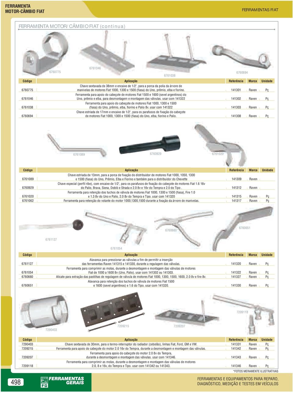 Ferramenta para apoio do cabeçote de motores Fiat 0 e 1600 (sevel argentinos) do Uno, prêmio e elba, para desmontagem e montagem das válvulas.