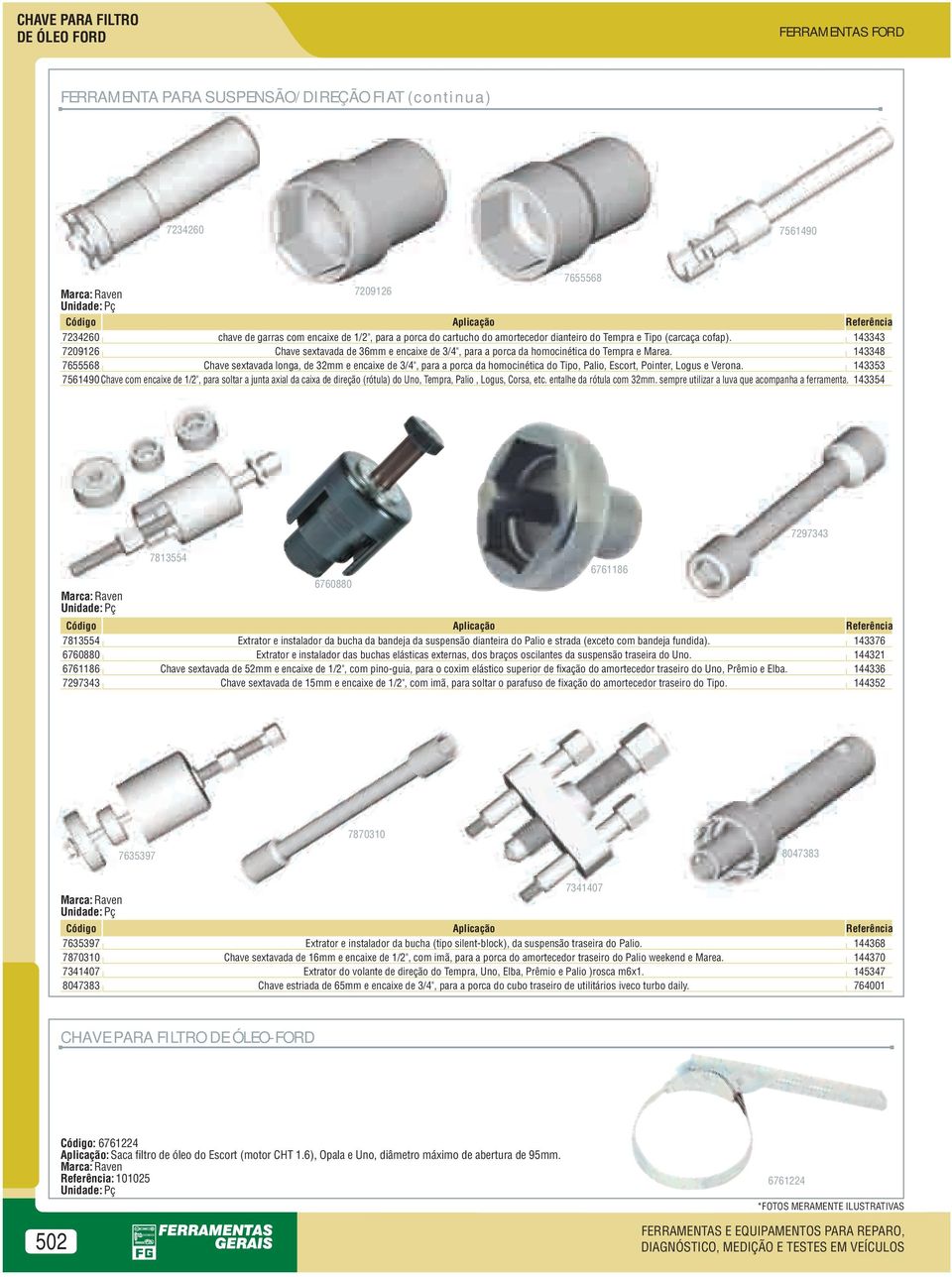 Chave sextavada longa, de 32mm e encaixe de 3/4", para a porca da homocinética do Tipo, Palio, Escort, Pointer, Logus e Verona.