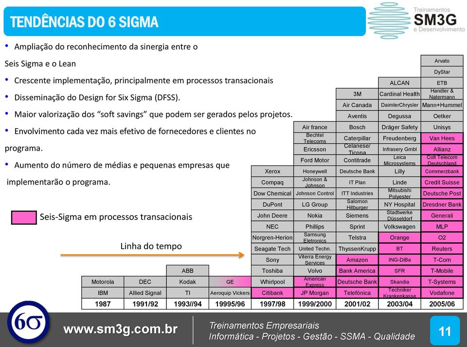 Aumento do número de médias e pequenas empresas que implementarão o programa.