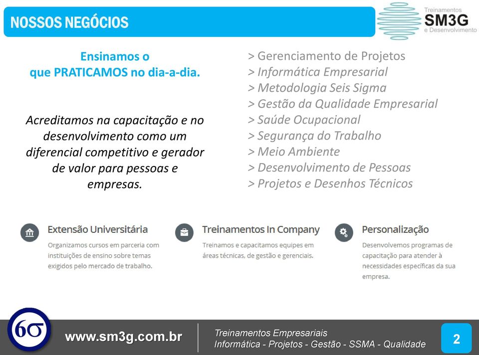 pessoas e empresas.