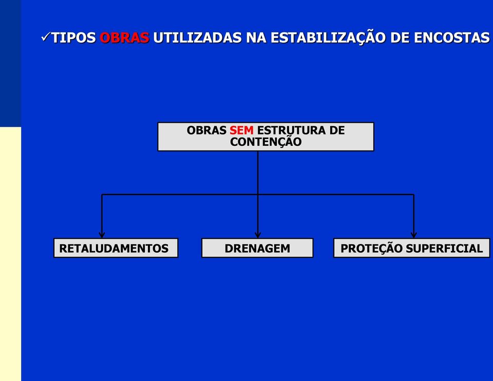 SEM ESTRUTURA DE CONTENÇÃO