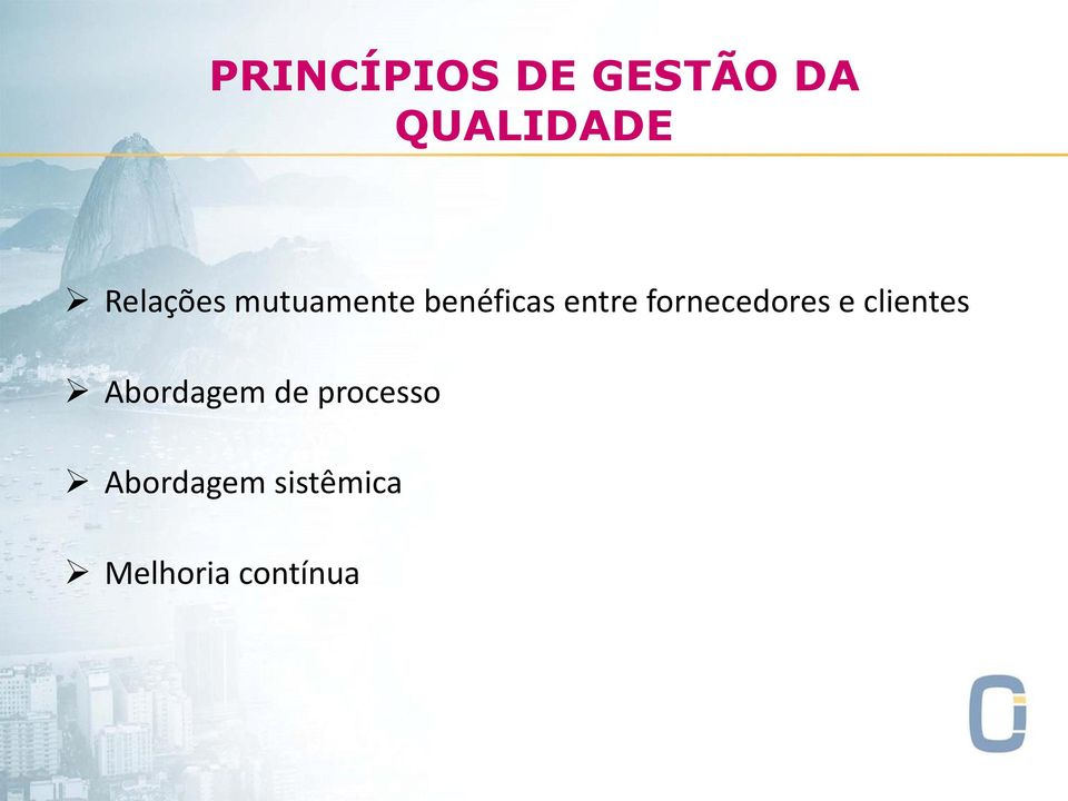 fornecedores e clientes Abordagem de