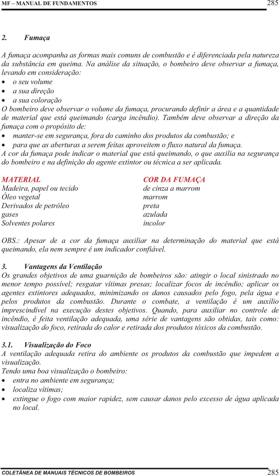 a quantidade de material que está queimando (carga incêndio).