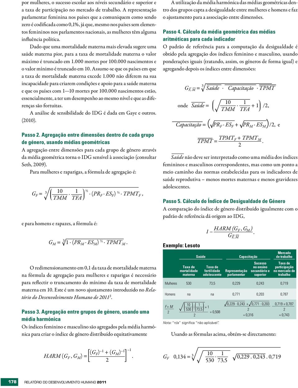 alguma influência política. Dado que uma mortalidade materna mais elevada sugere uma saúde materna pior, para a taxa de mortalidade materna o valor máximo é truncado em 1.000 mortes por 100.