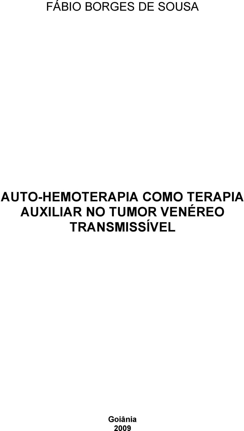 TERAPIA AUXILIAR NO TUMOR