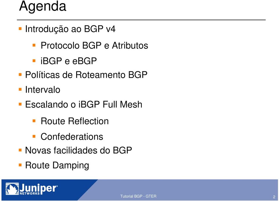 Escalando o ibgp Full Mesh Route Reflection