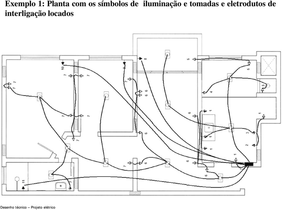 iluminação e tomadas e