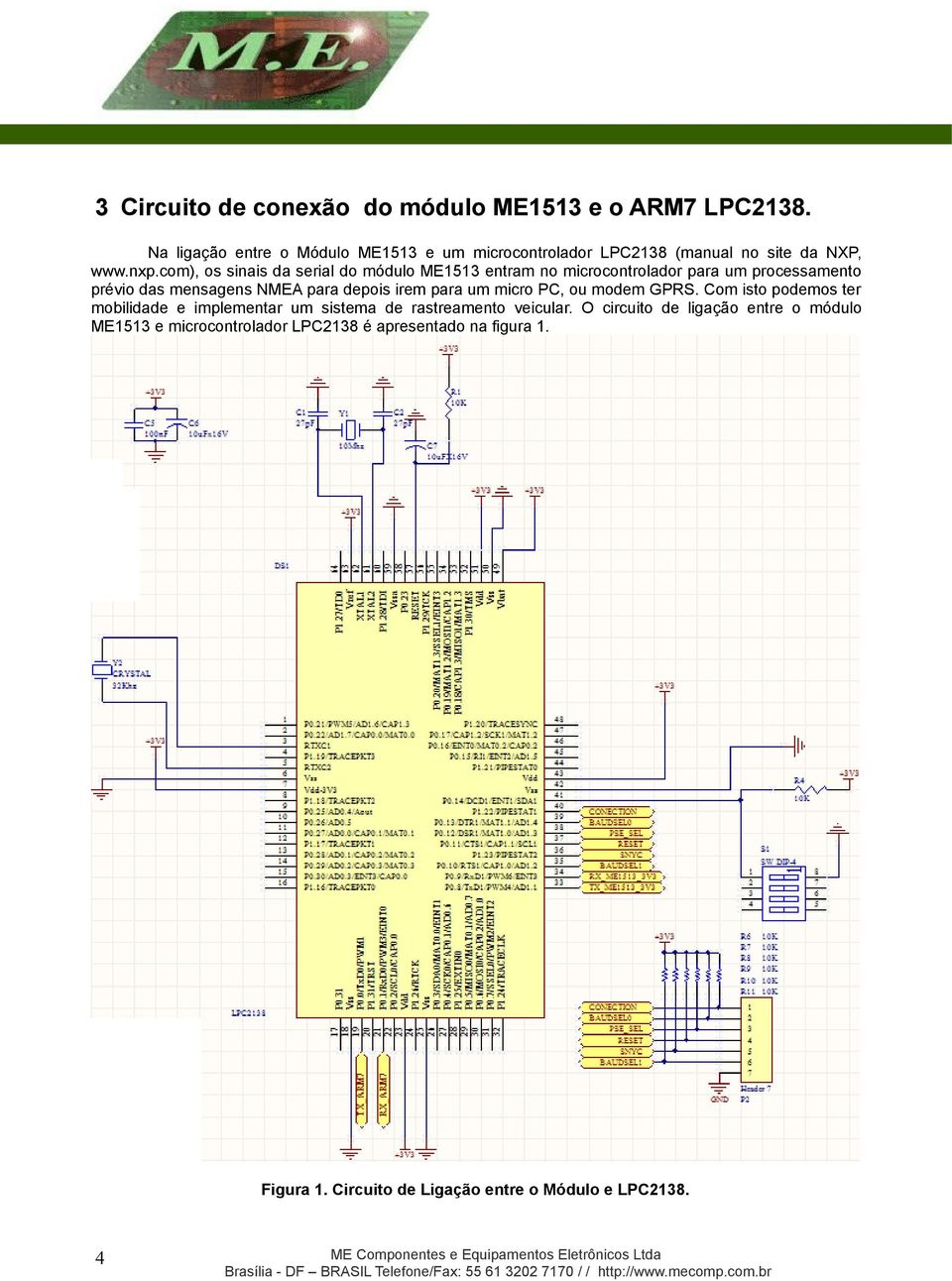 PC, ou modem GPRS. Com isto podemos ter mobilidade e implementar um sistema de rastreamento veicular.