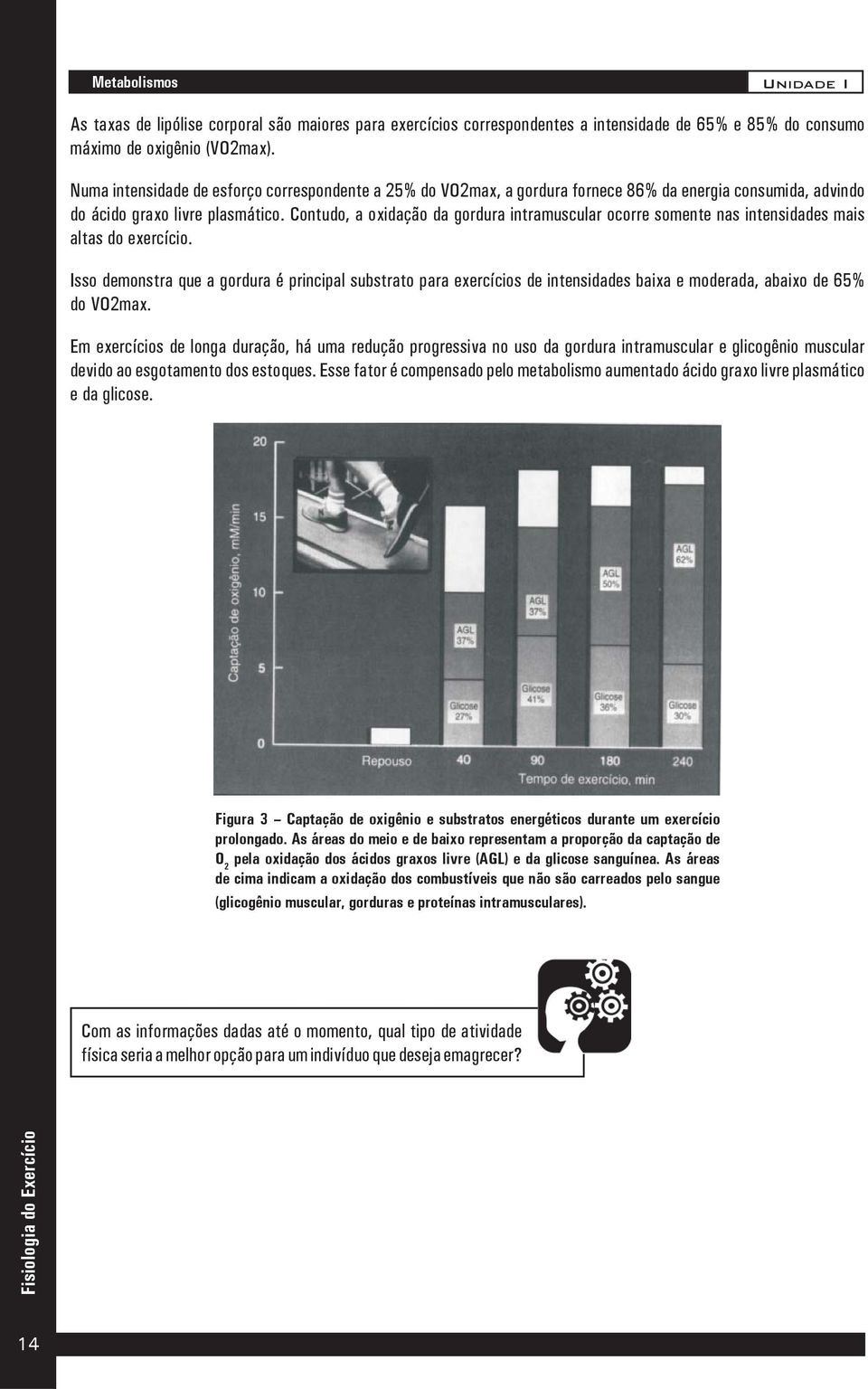 Contudo, a oxidação da gordura intramuscular ocorre somente nas intensidades mais altas do exercício.