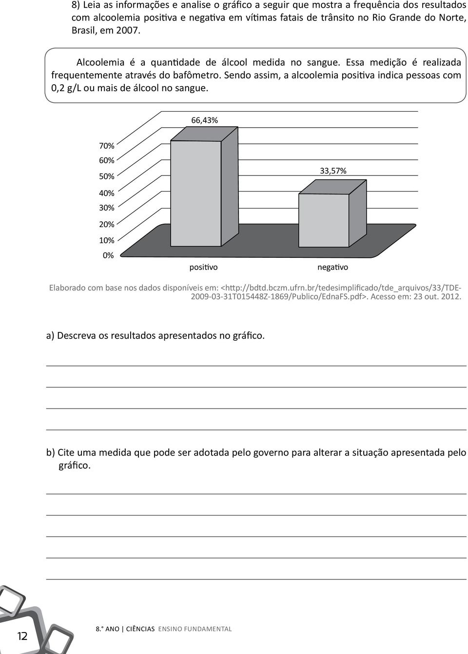 Sendo assim, a alcoolemia positiva indica pessoas com 0,2 g/l ou mais de álcool no sangue.