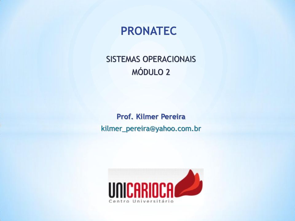 Prof. Kilmer Pereira
