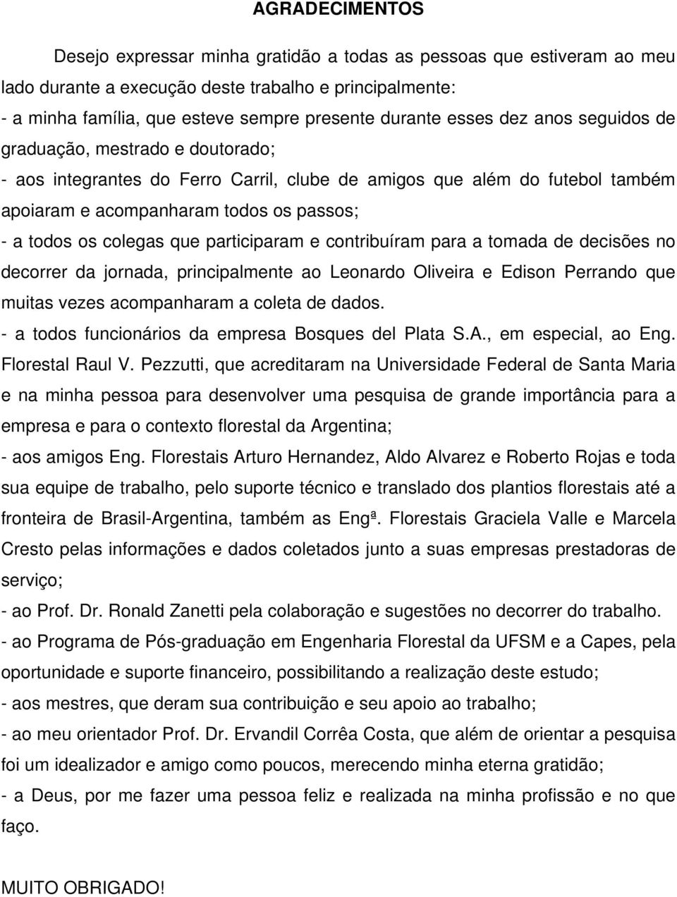 que participaram e contribuíram para a tomada de decisões no decorrer da jornada, principalmente ao Leonardo Oliveira e Edison Perrando que muitas vezes acompanharam a coleta de dados.