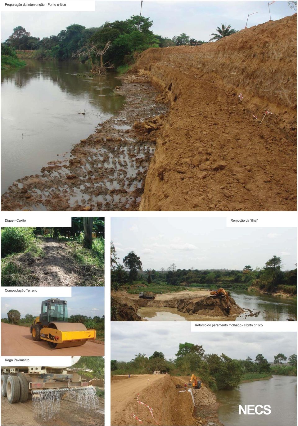 ilha Compactação Terreno Reforço do