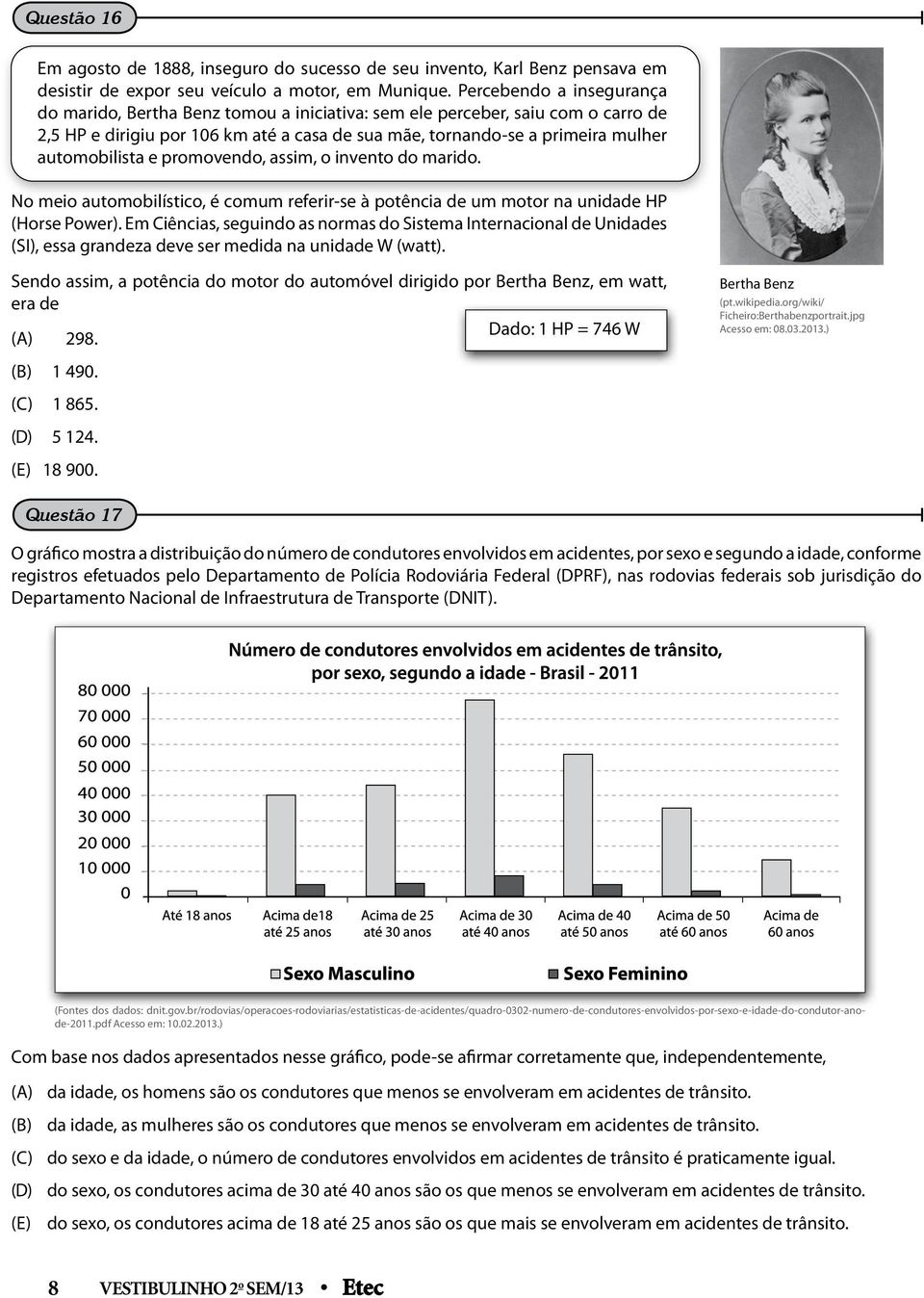 automobilista e promovendo, assim, o invento do marido. No meio automobilístico, é comum referir-se à potência de um motor na unidade HP (Horse Power).