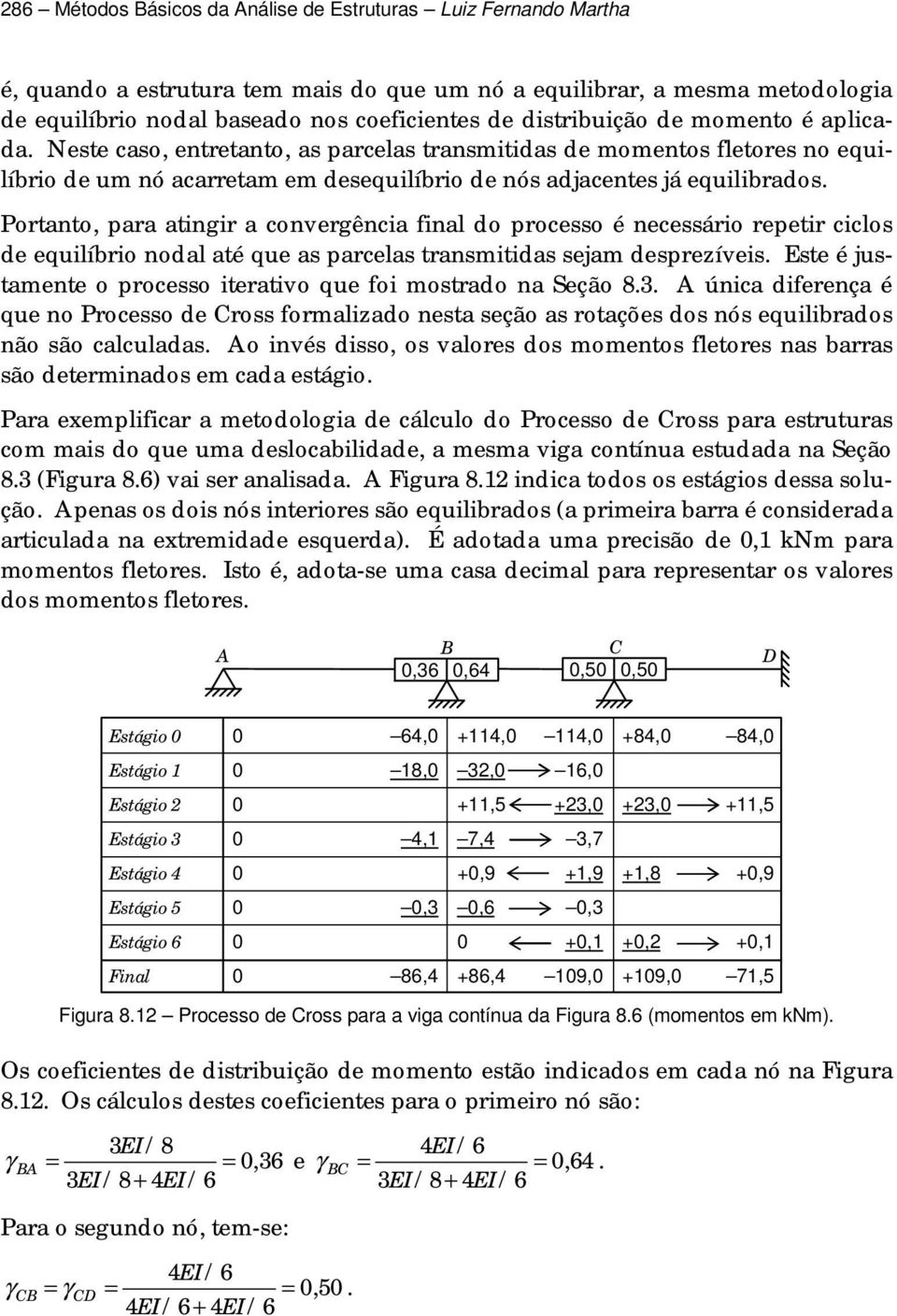 Portanto, para atingir a convergência final do processo é necessário repetir ciclos de equilíbrio nodal até que as parcelas transmitidas sejam desprezíveis.