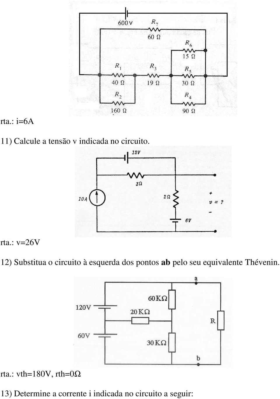 pontos ab pelo seu equivalente Thévenin. rta.