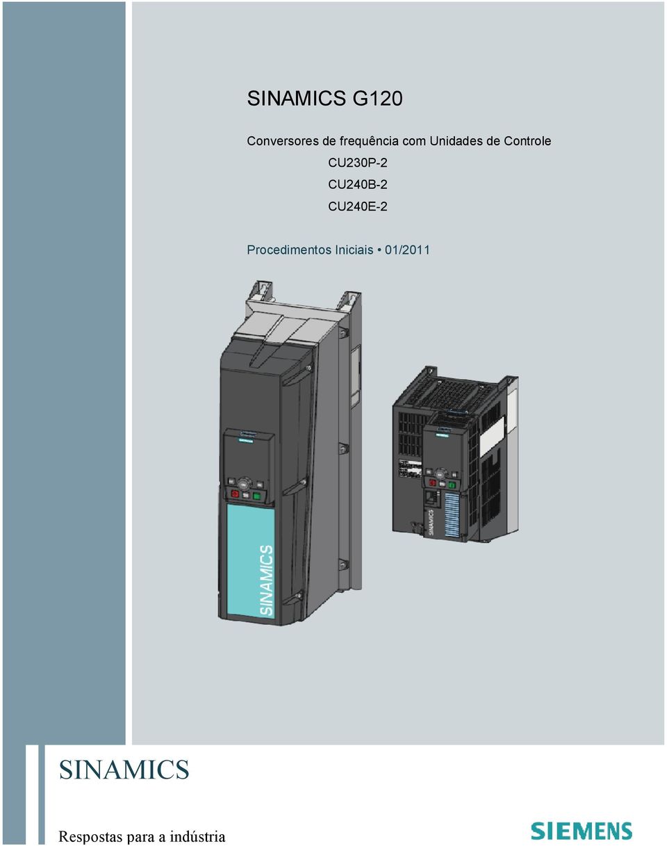 CU240B-2 CU240E-2 Procedimentos