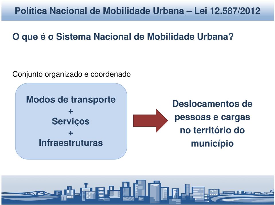 transporte + Serviços + Infraestruturas