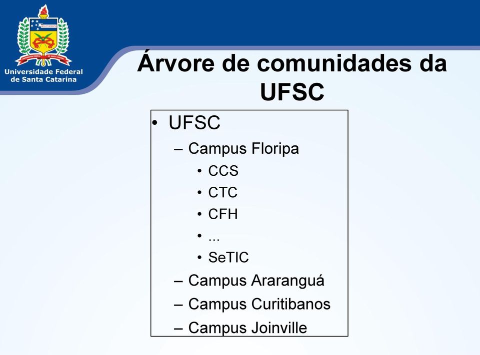 CFH... SeTIC Campus Araranguá