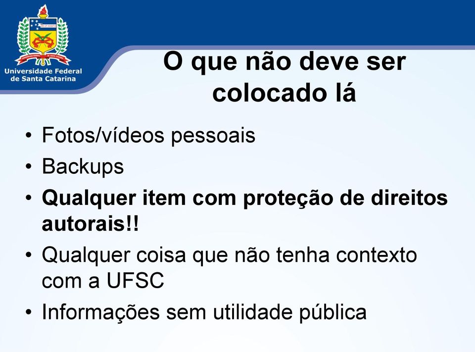 direitos autorais!