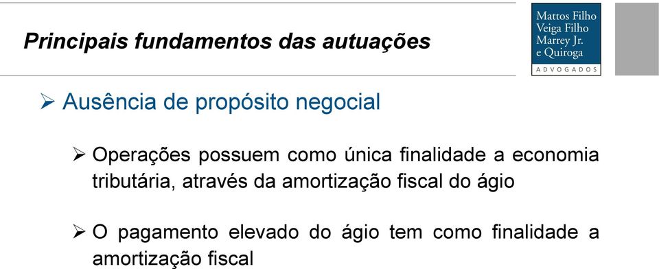 tributária, através da amortização fiscal do ágio O