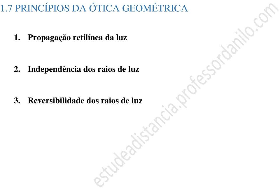 Propagação retilínea da luz 2.