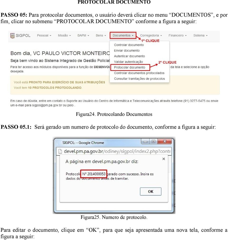 Protocolando Documentos PASSO 05.