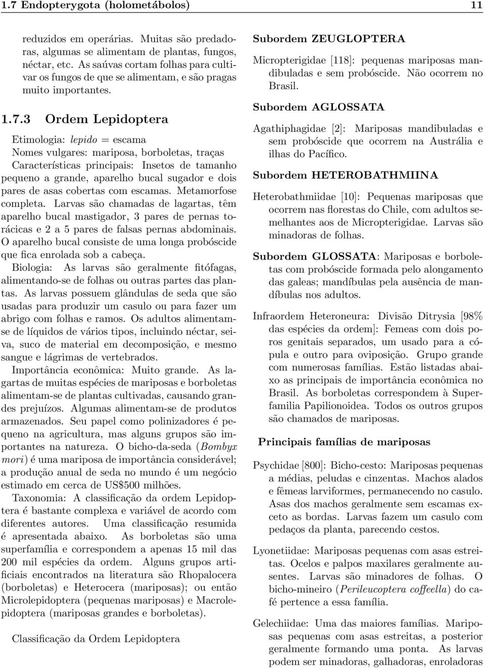 3 Ordem Lepidoptera Etimologia: lepido = escama Nomes vulgares: mariposa, borboletas, traças Características principais: Insetos de tamanho pequeno a grande, aparelho bucal sugador e dois pares de