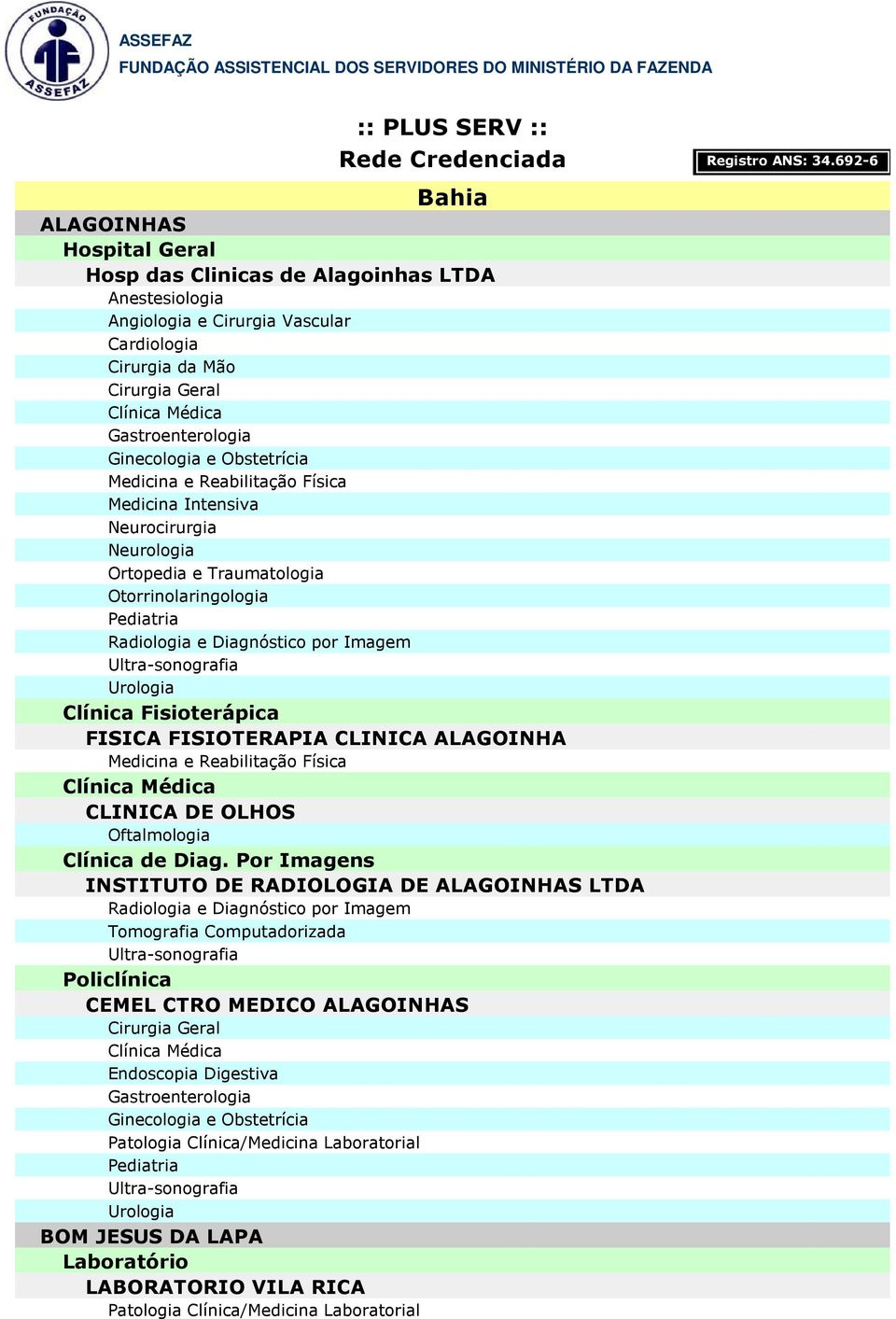 ALAGOINHA CLINICA DE OLHOS Clínica de Diag.