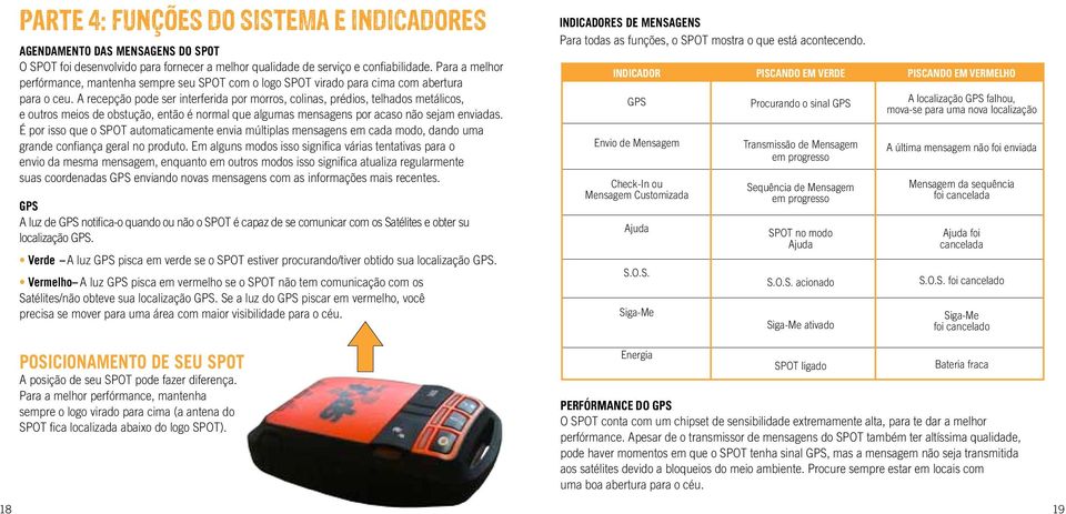 A recepção pode ser interferida por morros, colinas, prédios, telhados metálicos, e outros meios de obstução, então é normal que algumas mensagens por acaso não sejam enviadas.