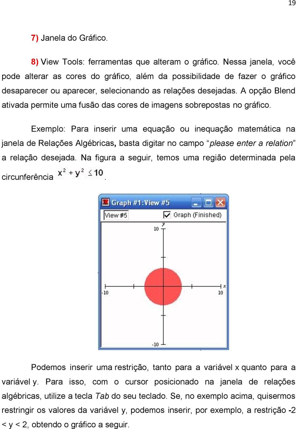 A opção Blend ativada permite uma fusão das cores de imagens sobrepostas no gráfico.